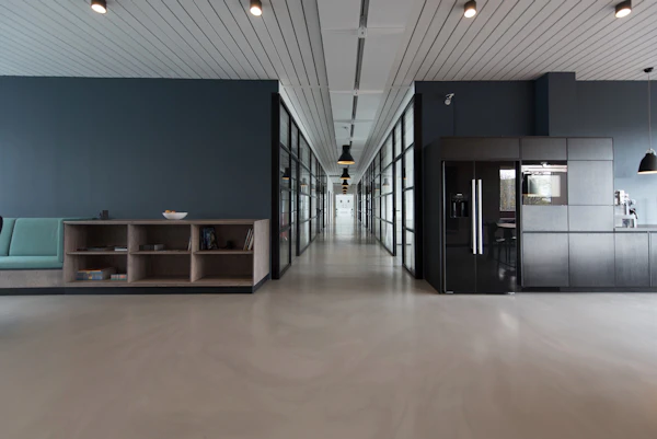 Modern office workspace