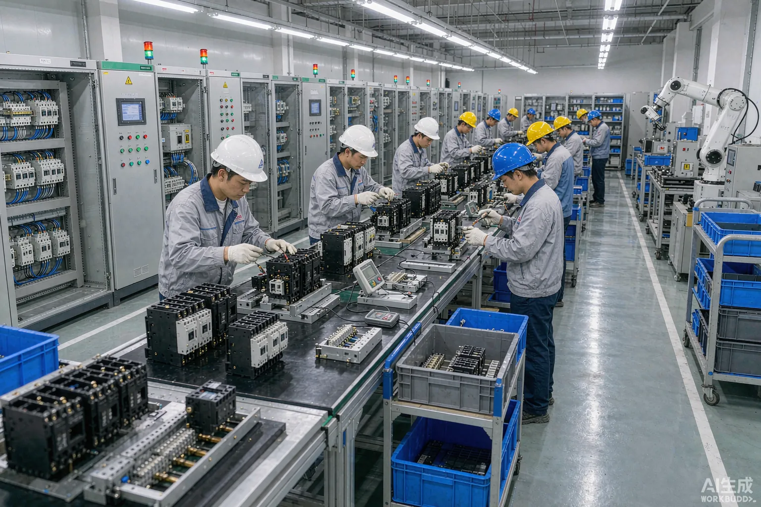 Factory production line in Zhejiang